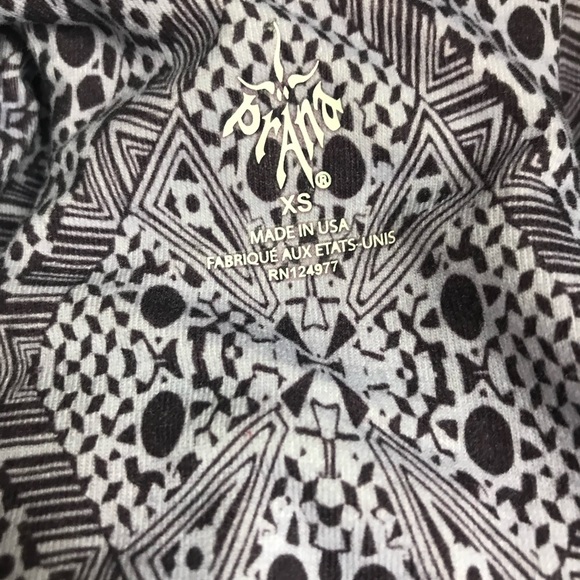 Prana purple abstract print racerback athletic tank top. - Picture 7 of 7